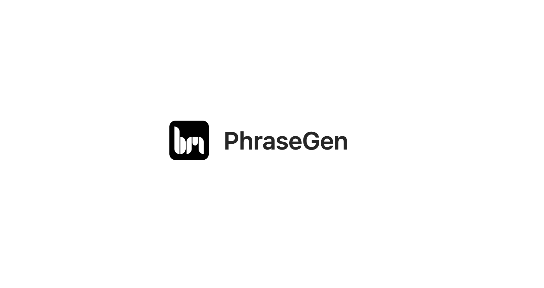 PhraseGen logo